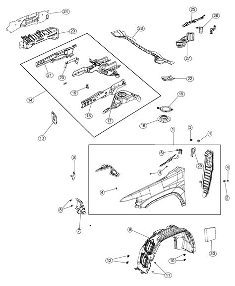 Front Fender & Shield fit your 2014 Jeep Grand Cherokee